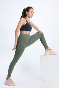 Zelocity Quick Dry Gym Leggings - Four clover leaf — thumbnail 5